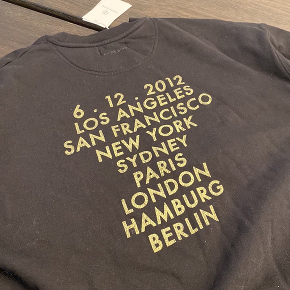 Anine Bing The Kenny Sweatshirt Gold Wings - Picture 3 of 4